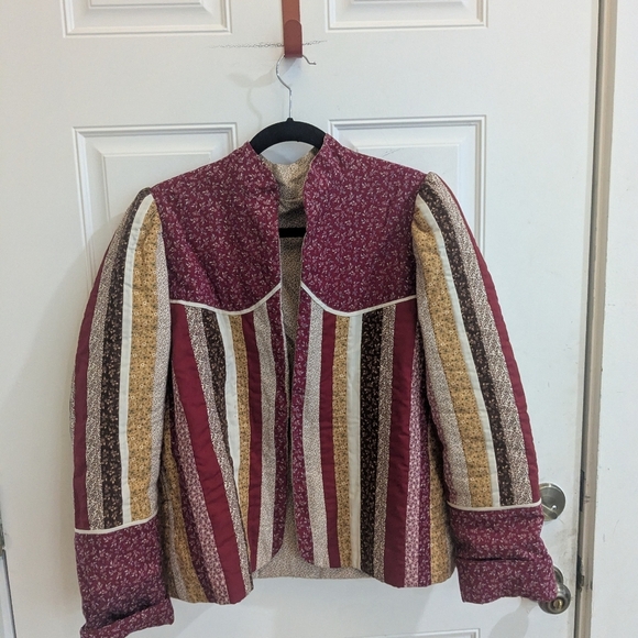Vintage Handmade Quilt Coat - Picture 3 of 9
